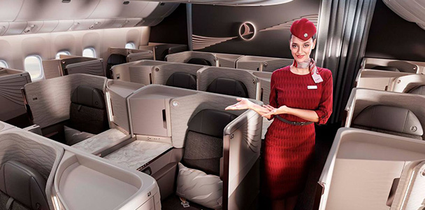 Turkish Airlines' New Crystal Business Class Cabin